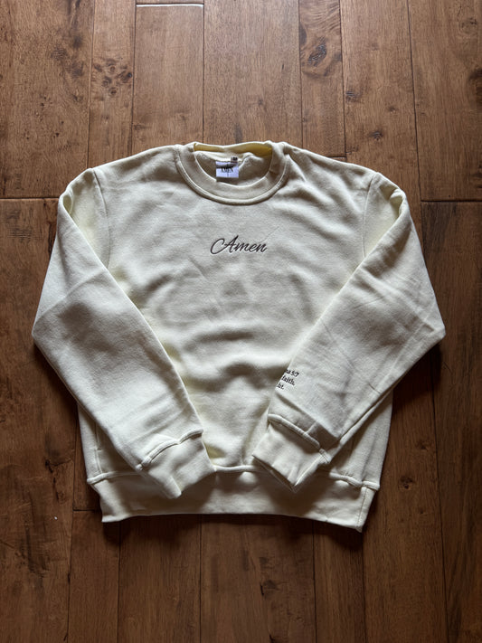 Defective Amen Crewneck (cream)