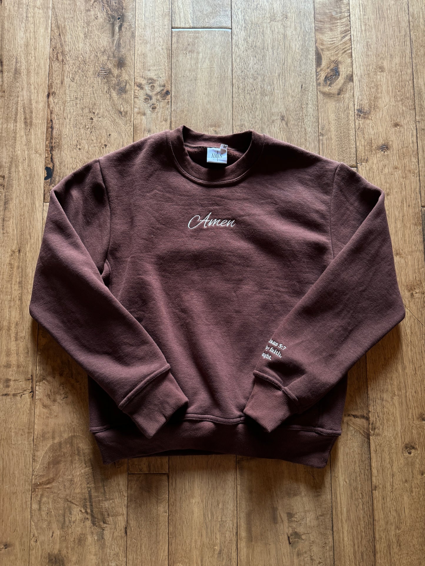 Amen crewneck (brown)