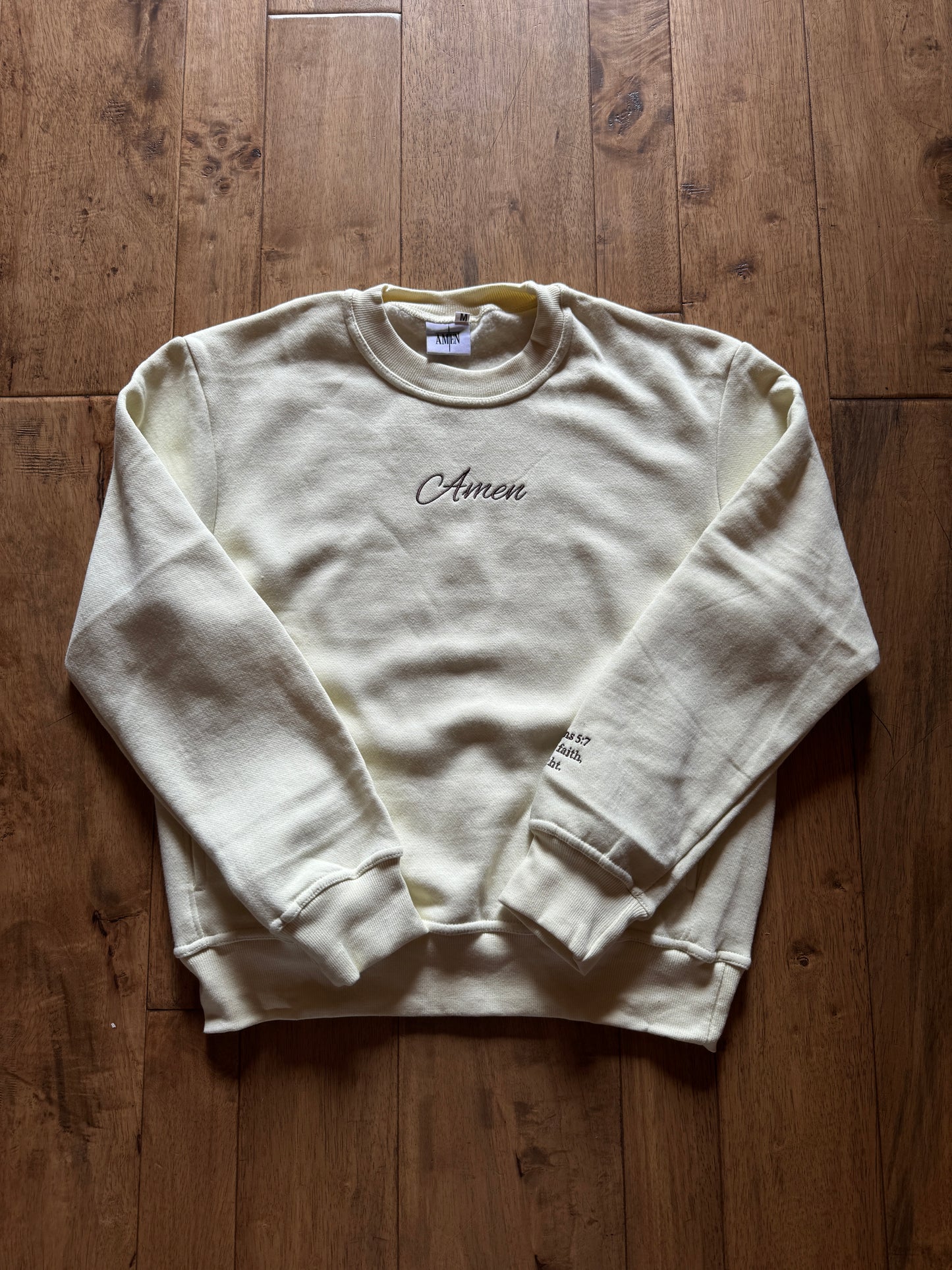 Amen crewneck (cream)