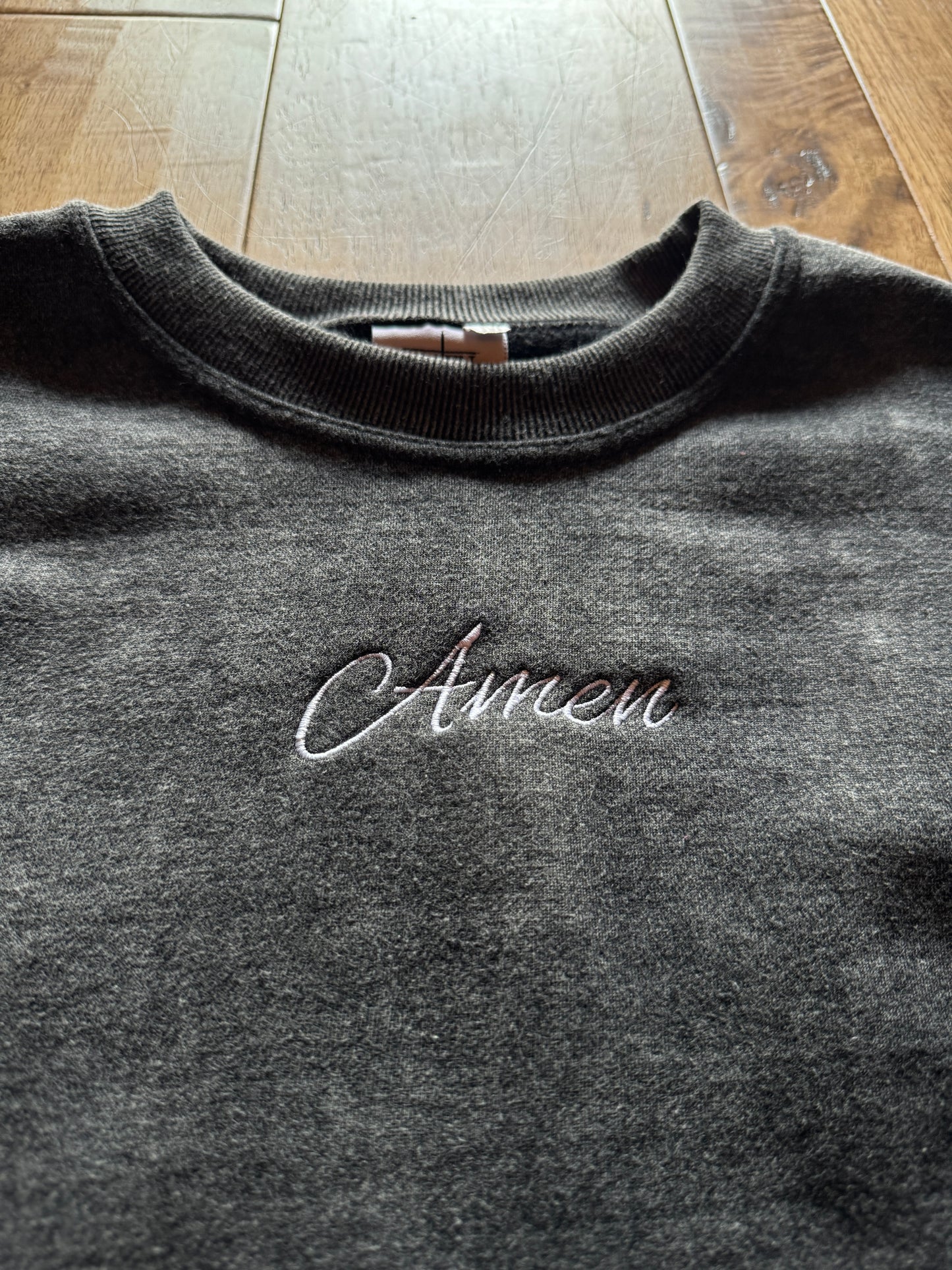 Amen crewneck (vintage black)