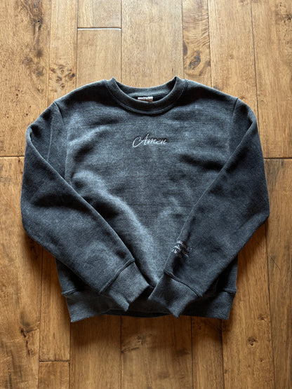 Amen crewneck (vintage black)