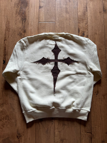 Defective Amen Crewneck (cream)
