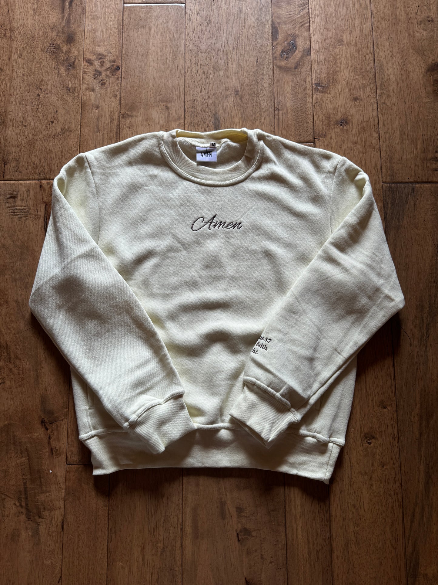 Defective Amen Crewneck (cream)
