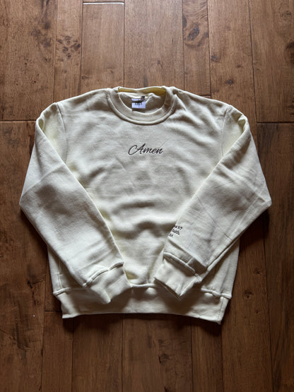 Defective Amen Crewneck (cream)