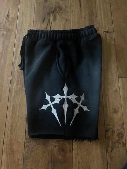 The Trinity Faded Shorts (Black)